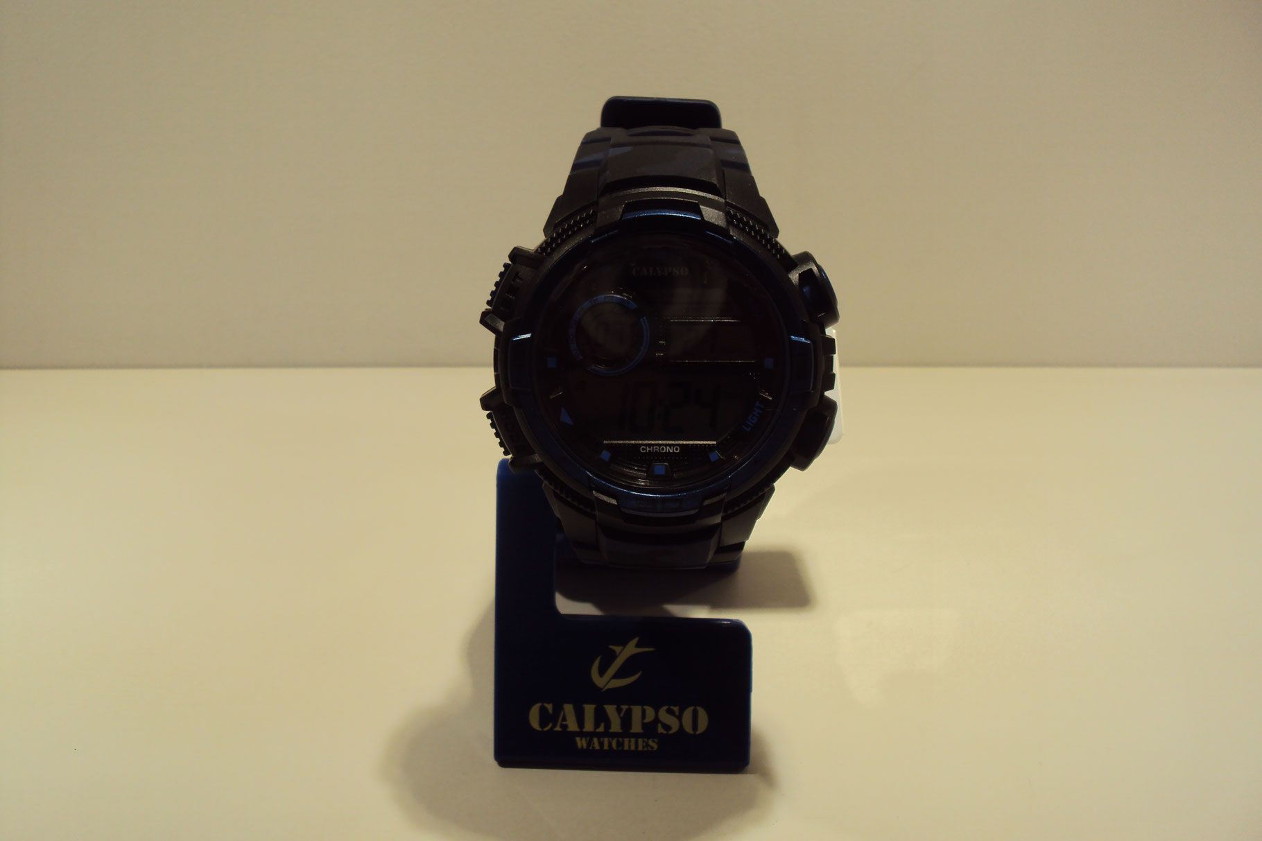Reloj digital hombre,camuflaje tonos azules 39€