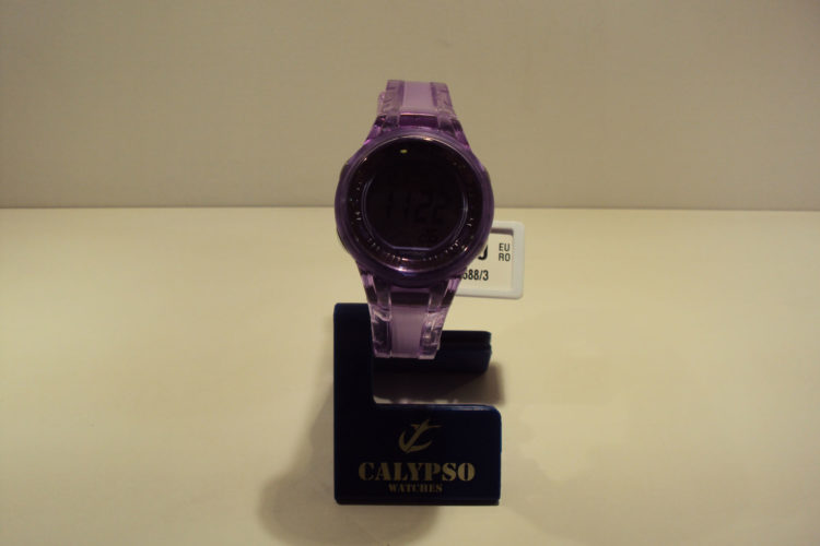 Reloj mujer digital lila 29€