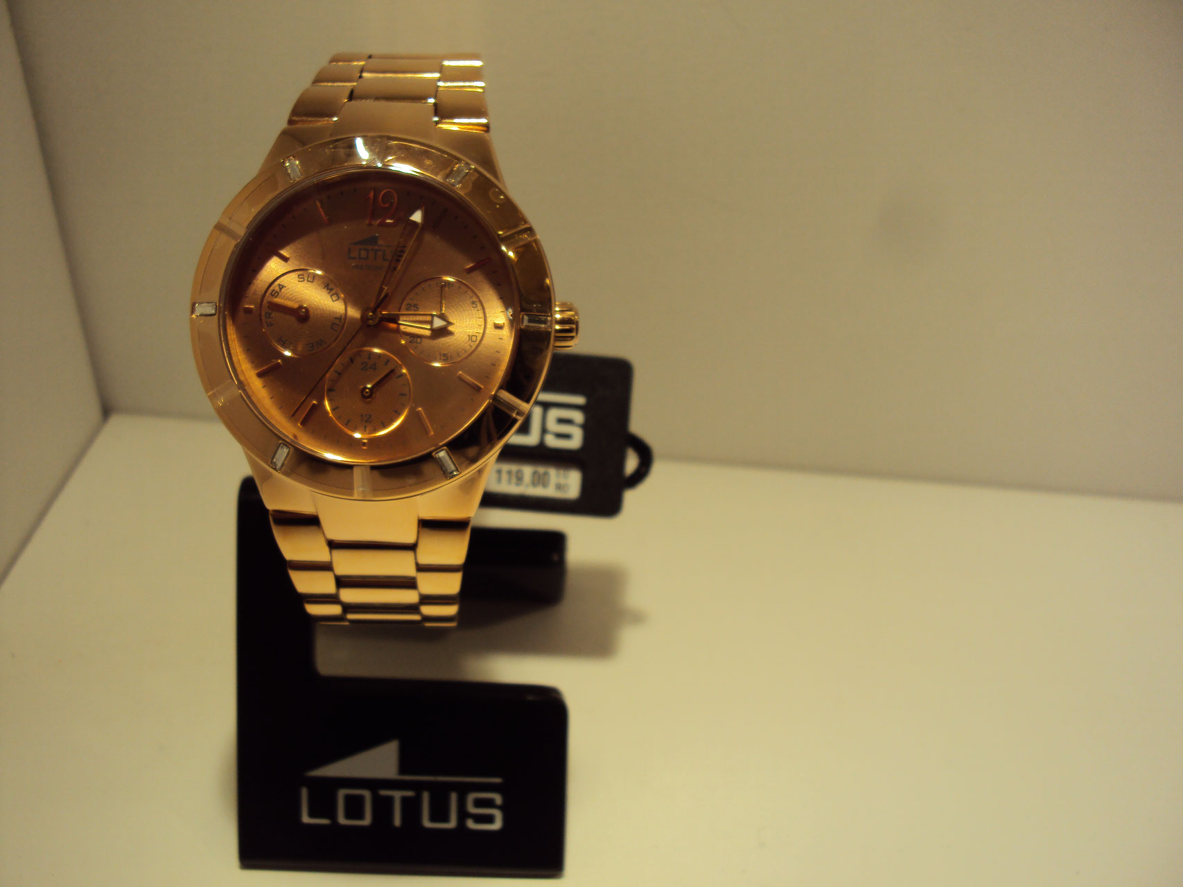 Reloj Lotus mujer cobrizo Multifunción.119€