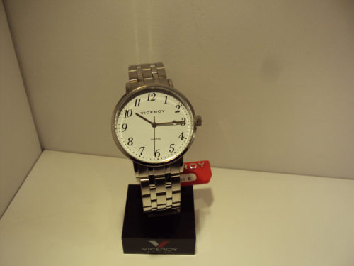 Reloj Viceroy de acero hombre con números arábigos y calendario.69€