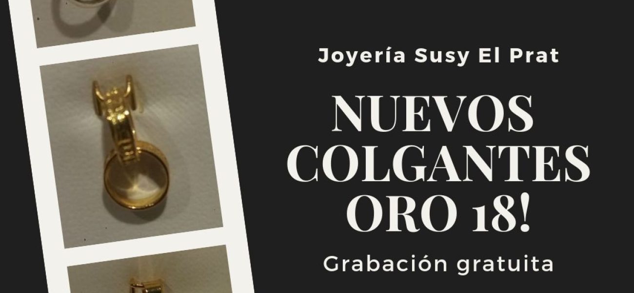 Últimas novedades en colgantes de oro de 18 quilates